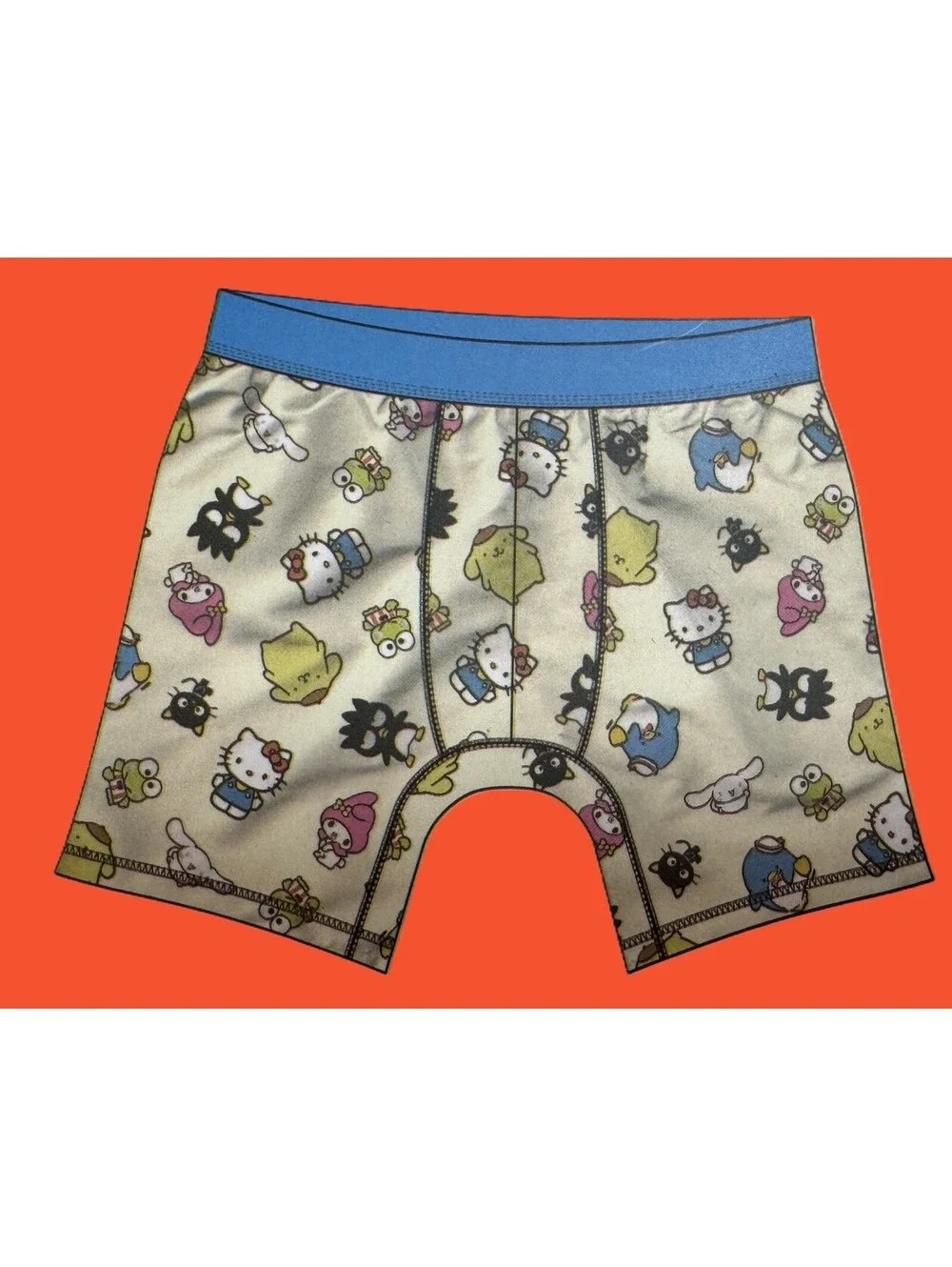 Bioworld Sanrio Hello Kitty & Friend Boxer Brief Men's XL 40 - 42
